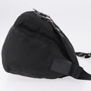 PRADA Shoulder Bag Nylon Black Silver Auth 205048-4
