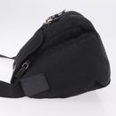 PRADA Shoulder Bag Nylon Black Silver Auth 205048-5