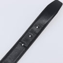 HERMES Chaine d Ancre Belt Leather 30.3"" 65 Gold Black Auth 205053M-9