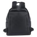 MCM Vicetos Logogram Backpack PVC Black Silver Auth 205055-3