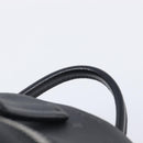 MCM Vicetos Logogram Backpack PVC Black Silver Auth 205055-8