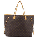 LOUIS VUITTON Monogram Neverfull GM Tote Bag M40157 LV Auth 205059-2
