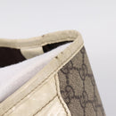 GUCCI GG Supreme Tote Bag PVC Beige Gold 197953 Auth 205060-20