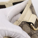 GUCCI GG Supreme Tote Bag PVC Beige Gold 197953 Auth 205060-10