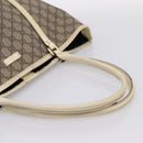 GUCCI GG Supreme Tote Bag PVC Beige Gold 197953 Auth 205060-7