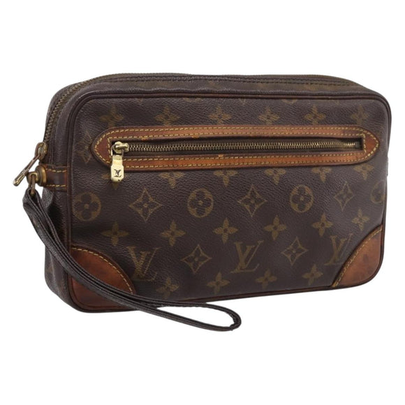 LOUIS VUITTON Monogram Marly Dragonne GM Clutch Bag M51825 LV Auth 205061