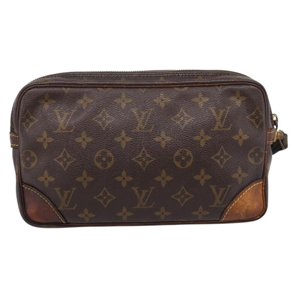 LOUIS VUITTON Monogram Marly Dragonne GM Clutch Bag M51825 LV Auth 205061