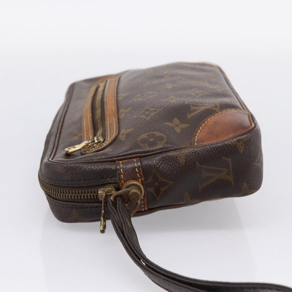LOUIS VUITTON Monogram Marly Dragonne GM Clutch Bag M51825 LV Auth 205061