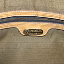 FENDI Zucca Canvas Shoulder Bag Brown Black Auth 205062-17