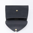 Saint Laurent Hand Bag Leather Black Gold Auth 205065A-17