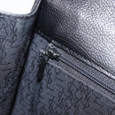 Saint Laurent Hand Bag Leather Black Gold Auth 205065A-20
