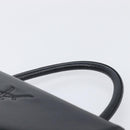 Saint Laurent Hand Bag Leather Black Gold Auth 205065A-8
