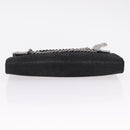 Stella McCartney Chain Falabella Bag polyester Black Silver Auth 205067A-5