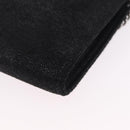 Stella McCartney Chain Falabella Bag polyester Black Silver Auth 205067A-17