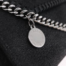 Stella McCartney Chain Falabella Bag polyester Black Silver Auth 205067A-18