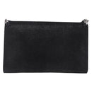 Stella McCartney Chain Falabella Bag polyester Black Silver Auth 205067A-2