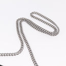 Stella McCartney Chain Falabella Bag polyester Black Silver Auth 205067A-14