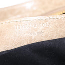 Balenciaga Giant Vero Hand Bag Leather Beige Gold 263244 Auth 205068V-23