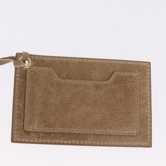 Balenciaga Giant Vero Hand Bag Leather Beige Gold 263244 Auth 205068V