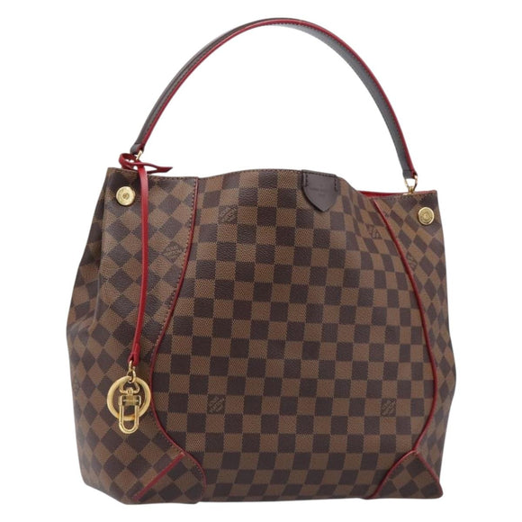 LOUIS VUITTON Damier Ebene Kaisa Hobo Shoulder Bag N41555 LV Auth 205070SAM