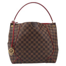LOUIS VUITTON Damier Ebene Kaisa Hobo Shoulder Bag N41555 LV Auth 205070SAM-13