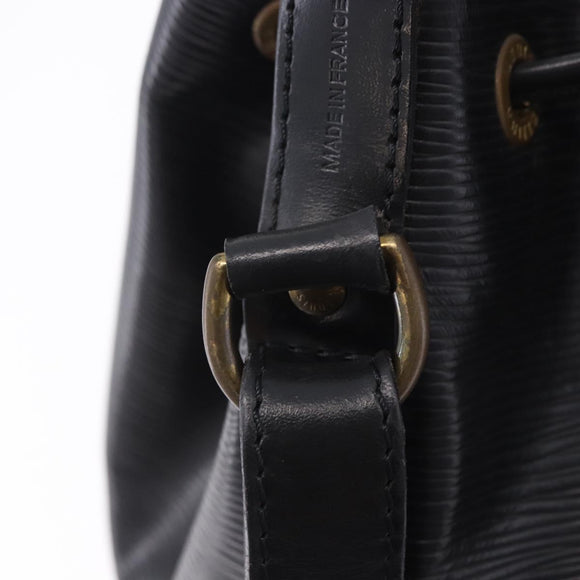 LOUIS VUITTON Epi Petit Noe Shoulder Bag Black M44102 LV Auth 205071A