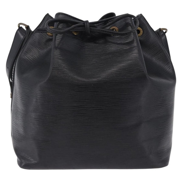 LOUIS VUITTON Epi Petit Noe Shoulder Bag Black M44102 LV Auth 205071A
