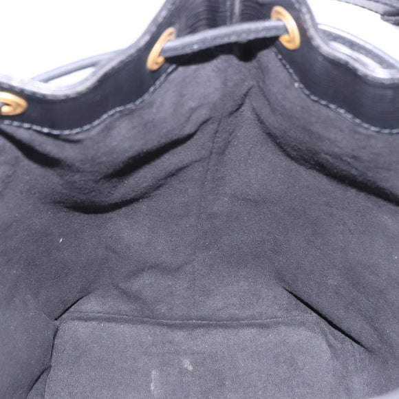 LOUIS VUITTON Epi Petit Noe Shoulder Bag Black M44102 LV Auth 205071A