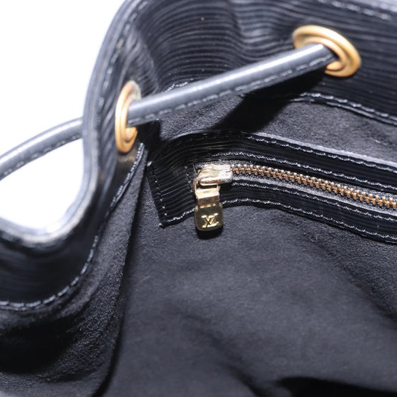 LOUIS VUITTON Epi Petit Noe Shoulder Bag Black M44102 LV Auth 205071A