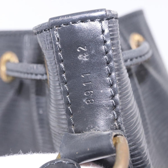 LOUIS VUITTON Epi Petit Noe Shoulder Bag Black M44102 LV Auth 205071A