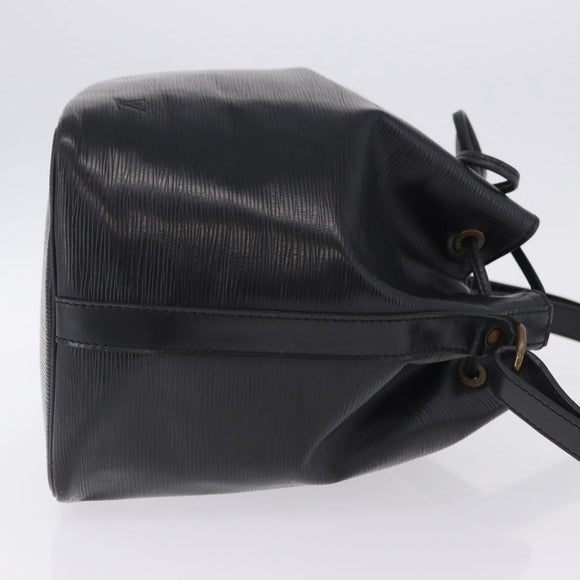 LOUIS VUITTON Epi Petit Noe Shoulder Bag Black M44102 LV Auth 205071A