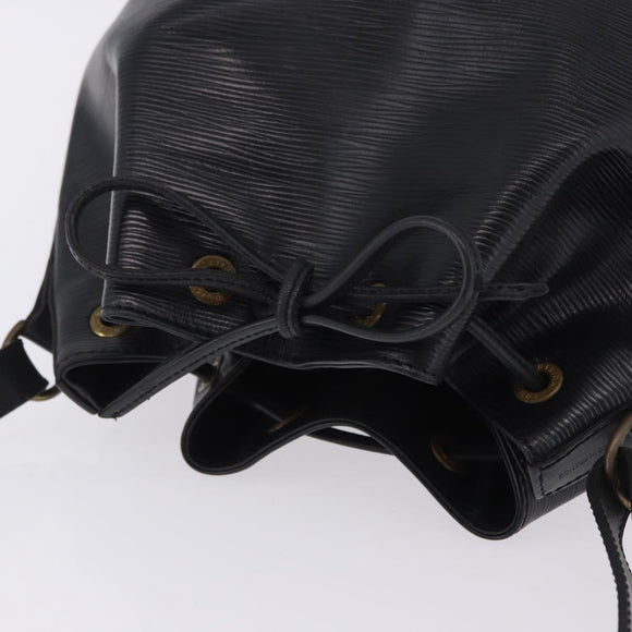 LOUIS VUITTON Epi Petit Noe Shoulder Bag Black M44102 LV Auth 205071A