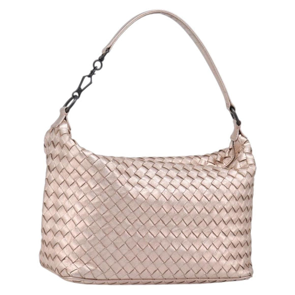 BOTTEGA VENETA INTRECCIATO Hand Bag Leather Pink Auth 205077V