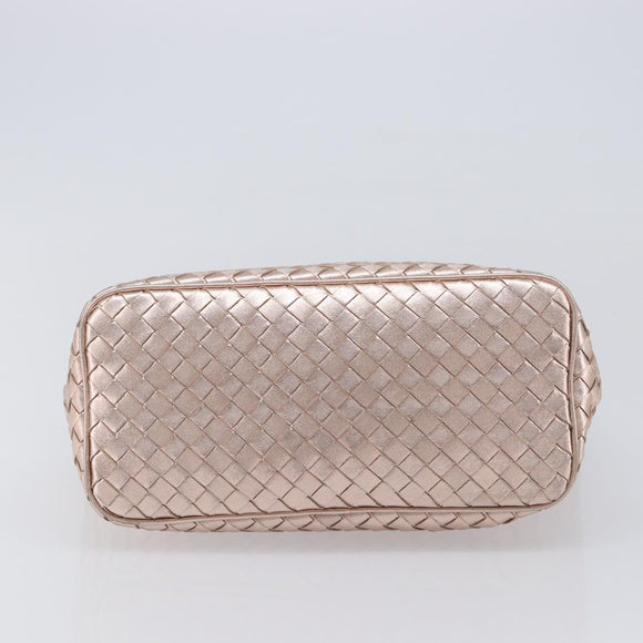 BOTTEGA VENETA INTRECCIATO Hand Bag Leather Pink Auth 205077V