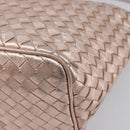BOTTEGA VENETA INTRECCIATO Hand Bag Leather Pink Auth 205077V-14