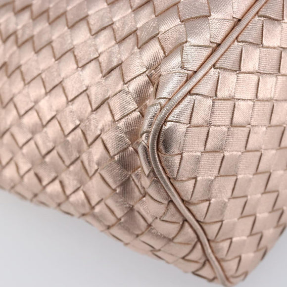BOTTEGA VENETA INTRECCIATO Hand Bag Leather Pink Auth 205077V