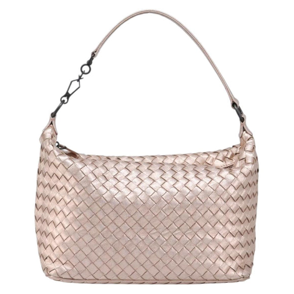 BOTTEGA VENETA INTRECCIATO Hand Bag Leather Pink Auth 205077V