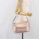 BOTTEGA VENETA INTRECCIATO Hand Bag Leather Pink Auth 205077V-23