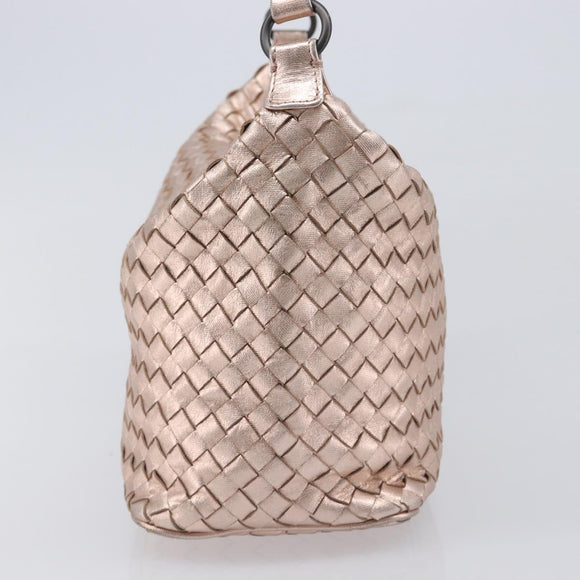 BOTTEGA VENETA INTRECCIATO Hand Bag Leather Pink Auth 205077V