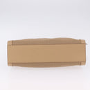GUCCI Shoulder Bag Leather Beige Gold 92706 Auth 205079-12