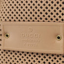 GUCCI Shoulder Bag Leather Beige Gold 92706 Auth 205079-17