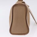 GUCCI Shoulder Bag Leather Beige Gold 92706 Auth 205079-5