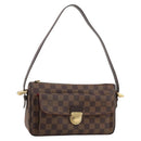 LOUIS VUITTON Damier Ebene Ravello PM Shoulder Bag N60007 LV Auth 205080V-1