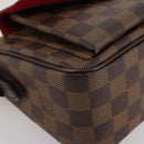 LOUIS VUITTON Damier Ebene Ravello PM Shoulder Bag N60007 LV Auth 205080V-15