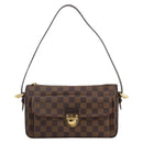 LOUIS VUITTON Damier Ebene Ravello PM Shoulder Bag N60007 LV Auth 205080V-13
