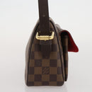 LOUIS VUITTON Damier Ebene Ravello PM Shoulder Bag N60007 LV Auth 205080V-4