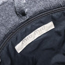 Miu Miu Hand Bag Felt Gray Auth 205081-17