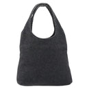 Miu Miu Hand Bag Felt Gray Auth 205081-13