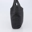 Miu Miu Hand Bag Felt Gray Auth 205081-3