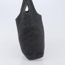 Miu Miu Hand Bag Felt Gray Auth 205081-4
